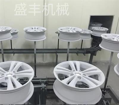 摩托車車輪噴漆線的過(guò)程